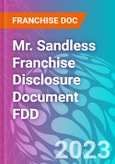 Mr. Sandless Franchise Disclosure Document FDD- Product Image