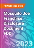 Mosquito Joe Franchise Disclosure Document FDD- Product Image