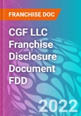 CGF LLC Franchise Disclosure Document FDD- Product Image