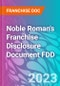 Noble Roman's Franchise Disclosure Document FDD - Product Thumbnail Image