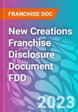 New Creations Franchise Disclosure Document FDD- Product Image