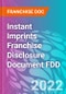 Instant Imprints Franchise Disclosure Document FDD - Product Thumbnail Image