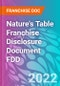 Nature's Table Franchise Disclosure Document FDD - Product Thumbnail Image