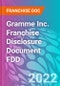 Gramme Inc. Franchise Disclosure Document FDD - Product Thumbnail Image