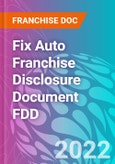 Fix Auto Franchise Disclosure Document FDD- Product Image