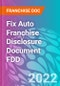 Fix Auto Franchise Disclosure Document FDD - Product Thumbnail Image