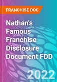 Nathan's Famous Franchise Disclosure Document FDD- Product Image