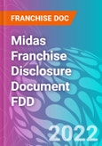 Midas Franchise Disclosure Document FDD- Product Image