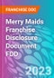 Merry Maids Franchise Disclosure Document FDD - Product Thumbnail Image