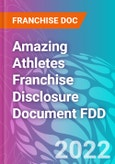 Amazing Athletes Franchise Disclosure Document FDD- Product Image