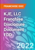 KJE, LLC Franchise Disclosure Document FDD- Product Image