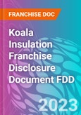 Koala Insulation Franchise Disclosure Document FDD- Product Image