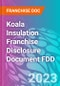 Koala Insulation Franchise Disclosure Document FDD - Product Thumbnail Image