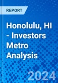 Honolulu, HI - Investors Metro Analysis- Product Image