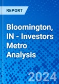 Bloomington, IN - Investors Metro Analysis- Product Image