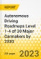 Autonomous Driving Roadmaps Level 1-4 of 30 Major Carmakers by 2030 - Product Thumbnail Image