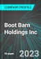 Boot Barn Holdings Inc (BOOT:NYS): Analytics, Extensive Financial Metrics, and Benchmarks Against Averages and Top Companies Within its Industry - Product Thumbnail Image