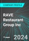 RAVE Restaurant Group Inc (RAVE:NAS): Analytics, Extensive Financial Metrics, and Benchmarks Against Averages and Top Companies Within its Industry - Product Thumbnail Image