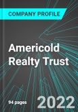 Americold Realty Trust (COLD:NYS): Analytics, Extensive Financial Metrics, and Benchmarks Against Averages and Top Companies Within its Industry- Product Image