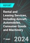 Rental and Leasing Services, Including Aircraft, Automobiles (Cars), Consumer Goods and Machinery (Broad-Based) (U.S.): Analytics, Extensive Financial Benchmarks, Metrics and Revenue Forecasts to 2030, NAIC 532000 - Product Thumbnail Image