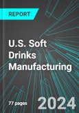 U.S. Soft Drinks (Bottled Water, Coffee & Tea, Sodas, Pop and Energy Drinks) Manufacturing: Analytics, Extensive Financial Benchmarks, Metrics and Revenue Forecasts to 2030- Product Image