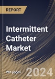 Intermittent Catheter Market Size, Share & Trends Analysis Report By Product (Uncoated, and Coated), By Coated Type (Hydrophilic, Antimicrobial, and Others), By Indication, By End User, By Category, By Regional Outlook and Forecast, 2023 - 2030- Product Image