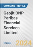 Geojit BNP Paribas Financial Services Limited Fundamental Company Report Including Financial, SWOT, Competitors and Industry Analysis- Product Image