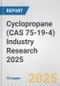 Cyclopropane (CAS 75-19-4) Industry Research 2025: Global and Regional Market Trends 2019-2024 and Forecast to 2029 - Product Image