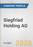 Siegfried Holding AG Fundamental Company Report Including Financial, SWOT, Competitors and Industry Analysis- Product Image