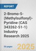 2-Bromo-5-(Methylsulfonyl)-Pyridine (CAS 343262-51-1) Industry Research 2025: Global and Regional Market Trends 2019-2024 and Forecast to 2029- Product Image