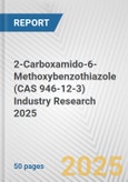 2-Carboxamido-6-Methoxybenzothiazole (CAS 946-12-3) Industry Research 2025: Global and Regional Market Trends 2019-2024 and Forecast to 2029- Product Image