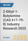 2-Ethyl-1-Butylamine (CAS 617-79-8) Industry Research 2025: Global and Regional Market Trends 2019-2024 and Forecast to 2029- Product Image