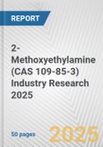 2-Methoxyethylamine (CAS 109-85-3) Industry Research 2025: Global and Regional Market Trends 2019-2024 and Forecast to 2029- Product Image