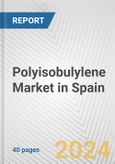 Polyisobulylene Market in Spain: 2019-2024 Review and Forecast to 2029- Product Image