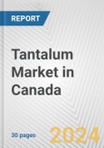 Tantalum Market in Canada: 2018-2023 Review and Forecast to 2028- Product Image