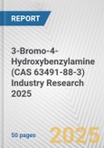 3-Bromo-4-Hydroxybenzylamine (CAS 63491-88-3) Industry Research 2025: Global and Regional Market Trends 2019-2024 and Forecast to 2029- Product Image