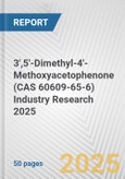 3',5'-Dimethyl-4'-Methoxyacetophenone (CAS 60609-65-6) Industry Research 2025: Global and Regional Market Trends 2019-2024 and Forecast to 2029- Product Image