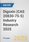 Digoxin (CAS 20830-75-5) Industry Research 2025: Global and Regional Market Trends 2019-2024 and Forecast to 2029 - Product Image