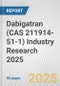 Dabigatran (CAS 211914-51-1) Industry Research 2025: Global and Regional Market Trends 2019-2024 and Forecast to 2029 - Product Image