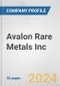 Avalon Rare Metals Inc. Fundamental Company Report Including Financial, SWOT, Competitors and Industry Analysis - Product Thumbnail Image