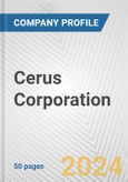 Cerus Corporation Fundamental Company Report Including Financial, SWOT, Competitors and Industry Analysis- Product Image