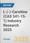 L-(-)-Carnitine (CAS 541-15-1) Industry Research 2025: Global and Regional Market Trends 2019-2024 and Forecast to 2029 - Product Image