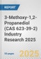 3-Methoxy-1,2-Propanediol (CAS 623-39-2) Industry Research 2025: Global and Regional Market Trends 2019-2024 and Forecast to 2029 - Product Image