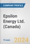 Epsilon Energy Ltd. (Canada) Fundamental Company Report Including Financial, SWOT, Competitors and Industry Analysis - Product Thumbnail Image
