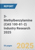 3-Methylbenzylamine (CAS 100-81-2) Industry Research 2025: Global and Regional Market Trends 2019-2024 and Forecast to 2029- Product Image