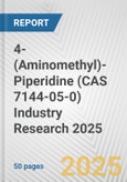 4-(Aminomethyl)-Piperidine (CAS 7144-05-0) Industry Research 2025: Global and Regional Market Trends 2019-2024 and Forecast to 2029- Product Image