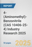 4-(Aminomethyl)-Benzonitrile (CAS 10406-25-4) Industry Research 2025: Global and Regional Market Trends 2019-2024 and Forecast to 2029- Product Image