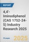 4,4'-Iminodiphenol (CAS 1752-24-5) Industry Research 2025: Global and Regional Market Trends 2019-2024 and Forecast to 2029 - Product Image