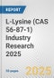 L-Lysine (CAS 56-87-1) Industry Research 2025: Global and Regional Market Trends 2019-2024 and Forecast to 2029 - Product Thumbnail Image