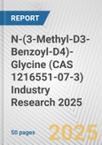 N-(3-Methyl-D3-Benzoyl-D4)-Glycine (CAS 1216551-07-3) Industry Research 2025: Global and Regional Market Trends 2019-2024 and Forecast to 2029- Product Image